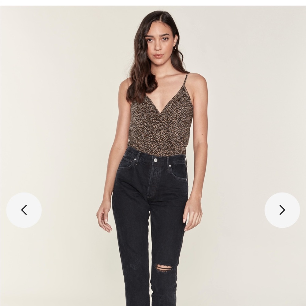 NWT n:philanthropy Cheetah Bodysuit, Large
